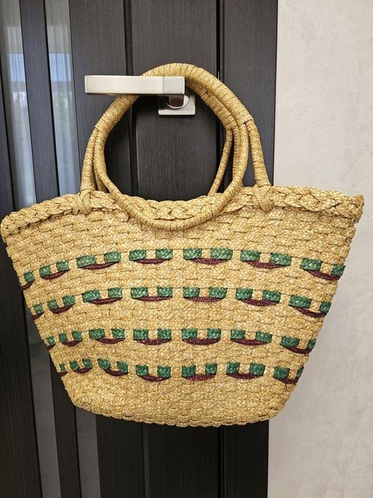 Сумка з натуральної соломи плетена в ідеальному стані
