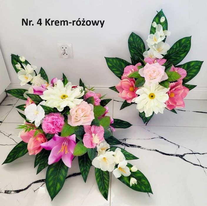 Stroik na grób, Cmentarz, Kompozycja kwiatowa ,Wiązanka +bukiet