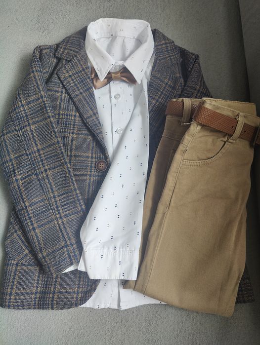 Elegancki zestaw brązowy