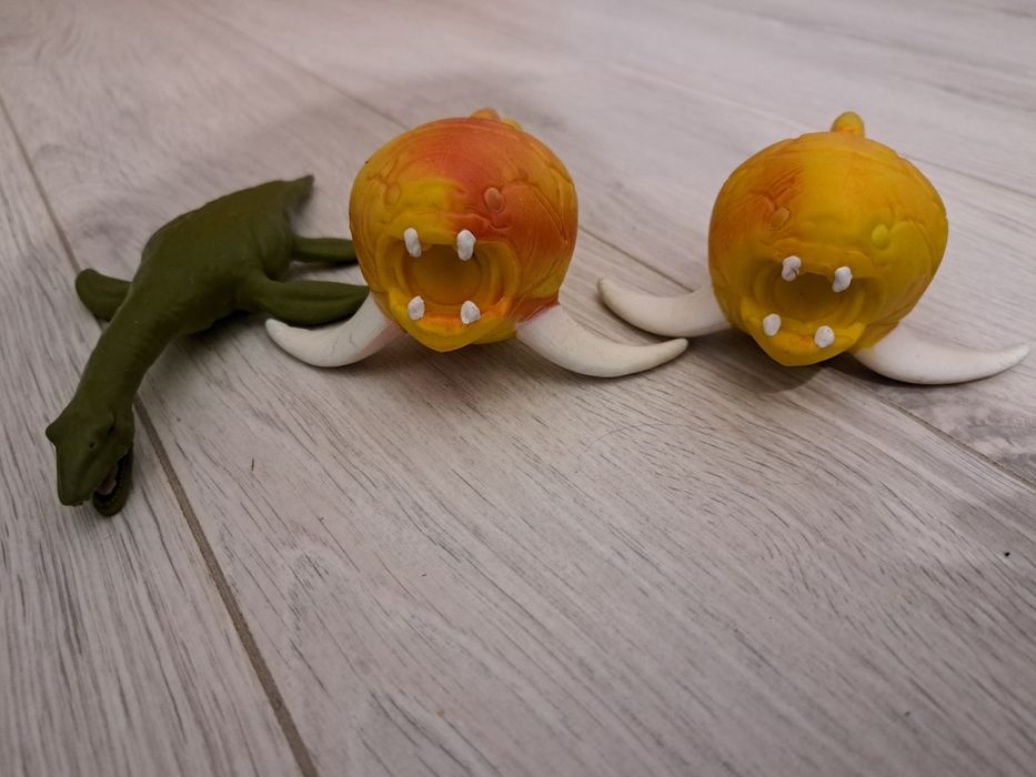 3 gumowe stworzenia morskie