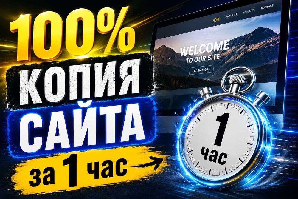 Копирование лендинга Копия сайта, Скопировать сайт Доработка сайта,  Сайт под товарку