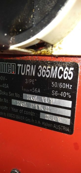 Токарний верстат EMCO TURN 365MC, контршпиндель, дві осі С.