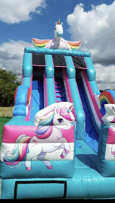 Dmuchańce Wynajem Zjeżdżalnia plac zabaw tor przeszkód