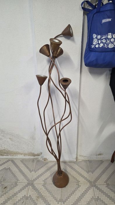 Candeeiro de teto em cobre