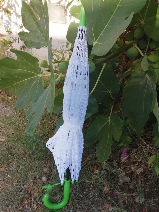 Sombrinha vintage de renda