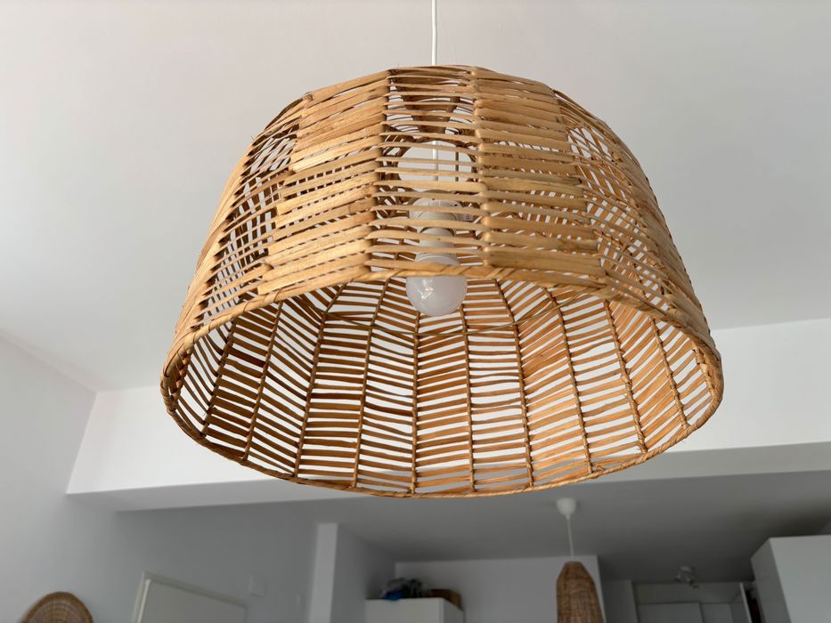 46 cm Candeeiro suspenso, rota/branco KAPPELAND / HEMMA IKEA