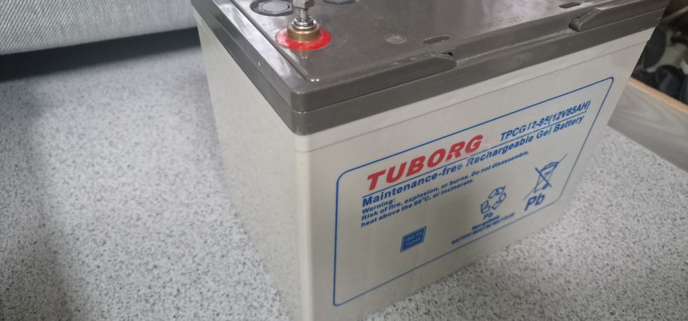 Akumulator żelowy 85ah tuborg do kampera  przyczepy