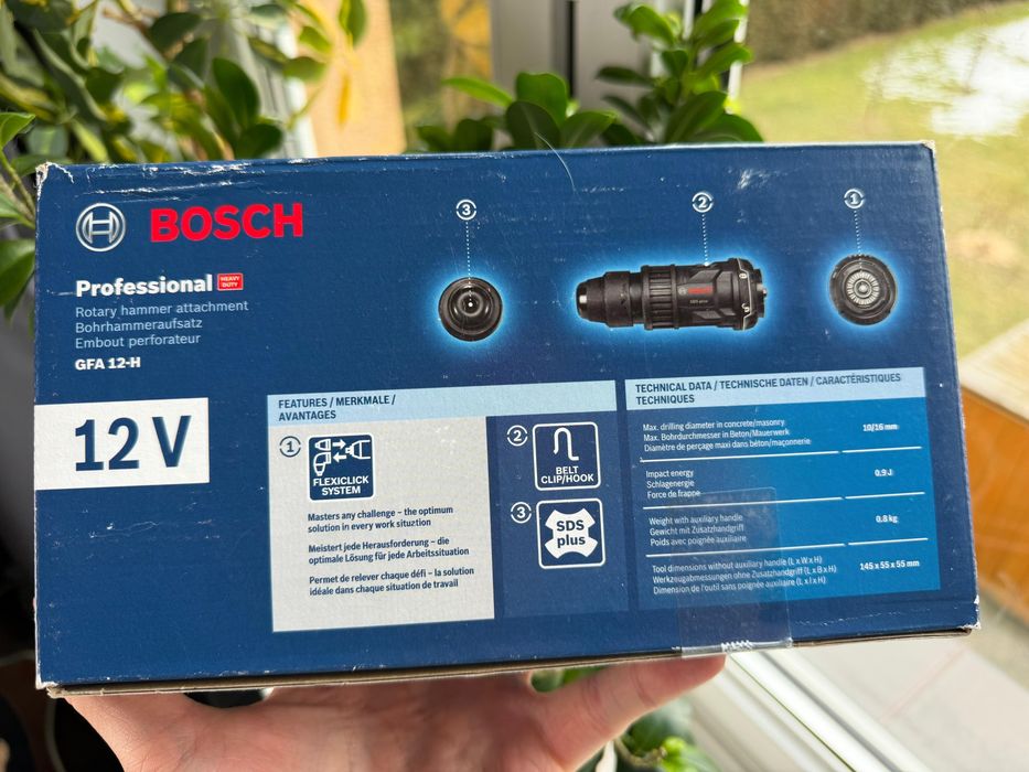 BOSCH Nasadka udarowa GF-12H FlexiClick do wkrętarki 1600A024LN black