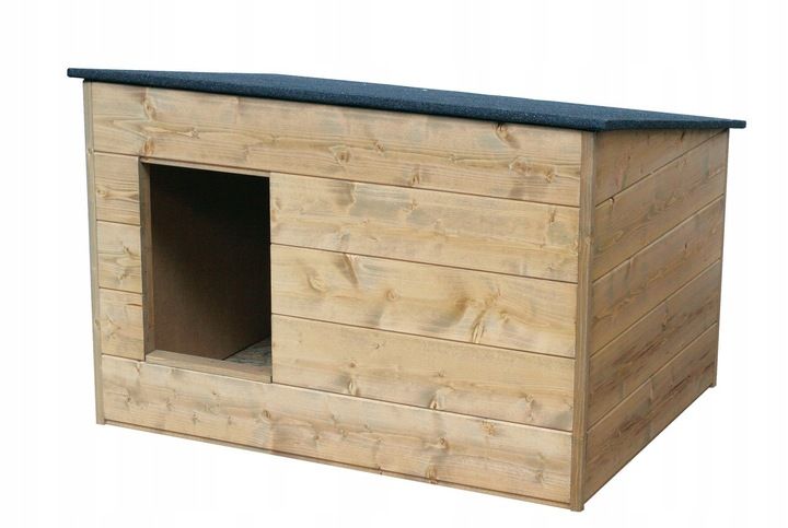 Buda Drewniana Dla Psa, Ocieplana Xl