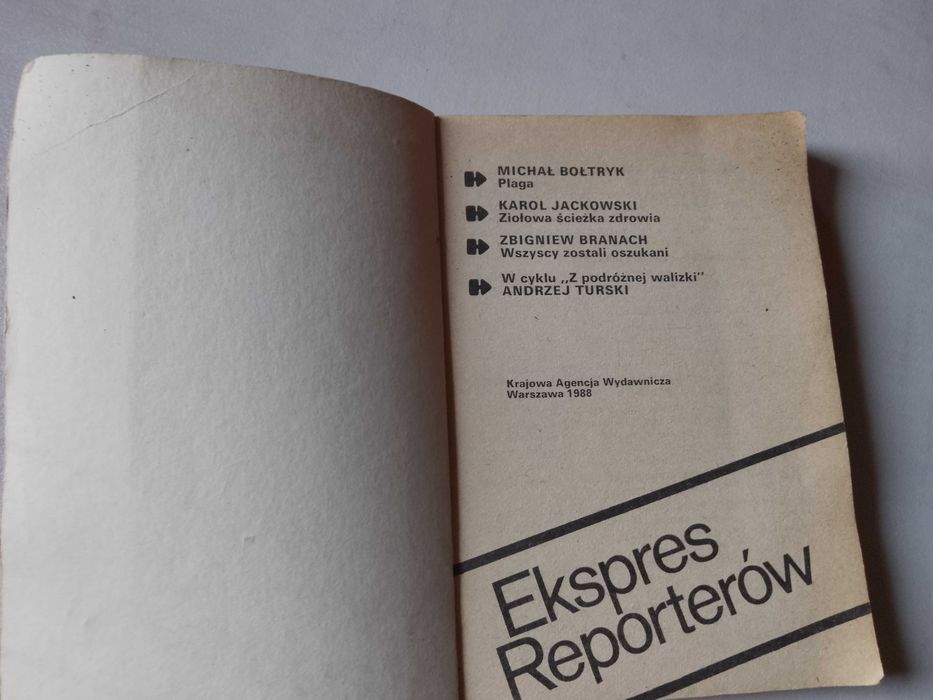 Ekspres Reporterów 1988, "Wielki strach. Zielarze nam radzą"