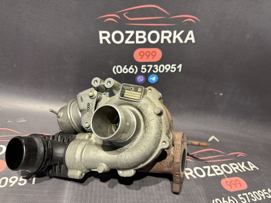 Турбіна 1,6 dci NISSAN X -TRAIL T32 54389700005 Qashqai 1.6dci trafic