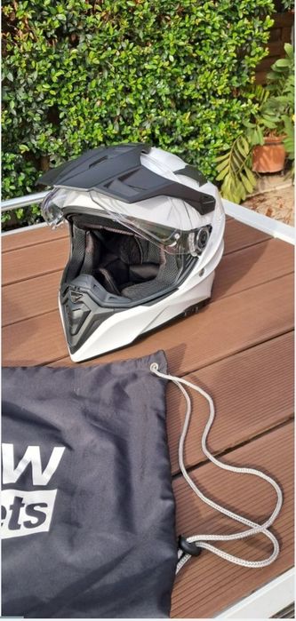Capacete BMW Gs Pure, Capacete SHARK ridill black  e sacos laterais