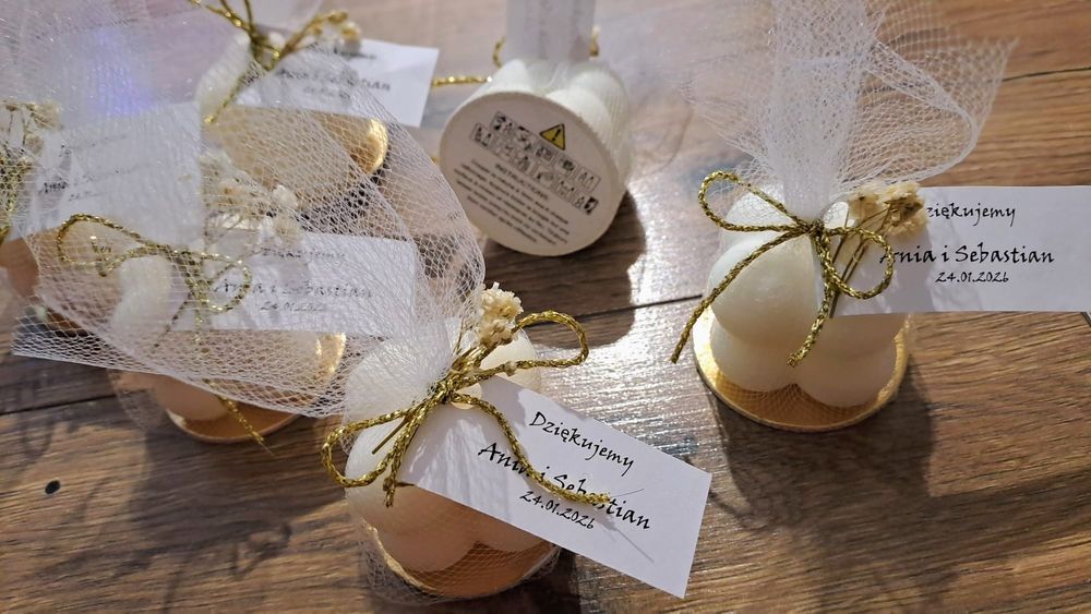 Świece sojowe podziękowania okolicznościowe