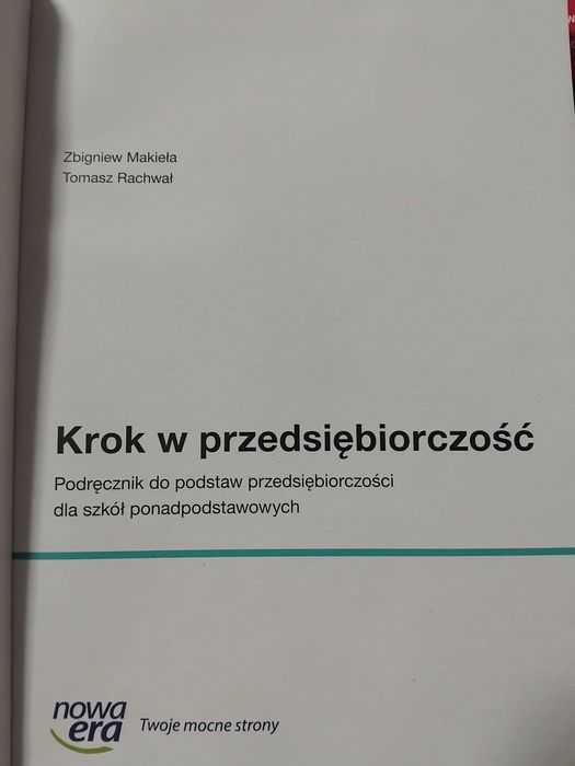 Podrecznik krok w przedsiębiorczość plus zeszyt cwiczen