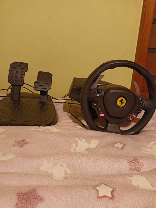 st. idealny Kierownica Thrustmaster T80 z pedałami Ferrari 488 GTB