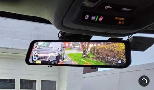 ТОП 25! авто ДЗЕРКАЛО відеореєстратор 2кам"10" 1920+карта32гб ОРИГІНАЛ