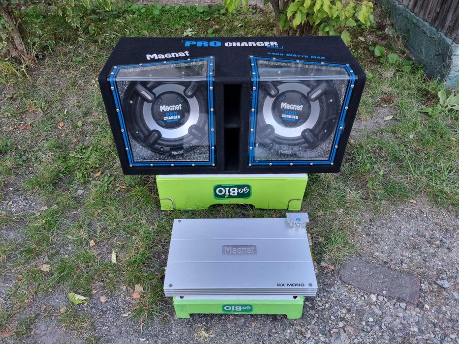 Tuba Skrzynia Basowa Subwoofer Wzmacniacz MONO MAGNAT 800RMS 2400W