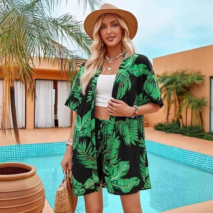 Hawajska koszula damska rozmiar L, poliester