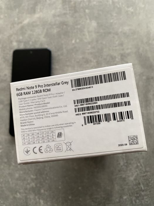 Telefon Redmi Note 9 Pro