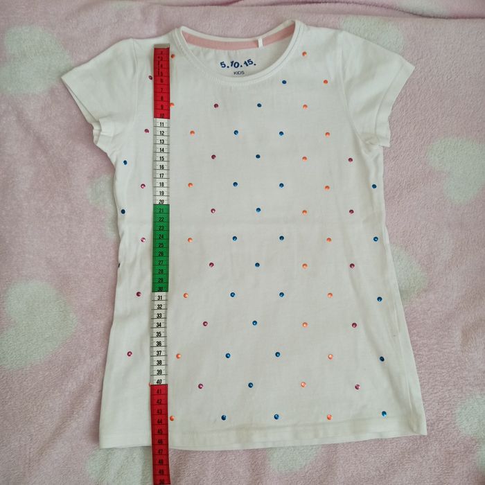 Zestaw galowy. Spódnica + koszulka r 122 (6-7 lat)