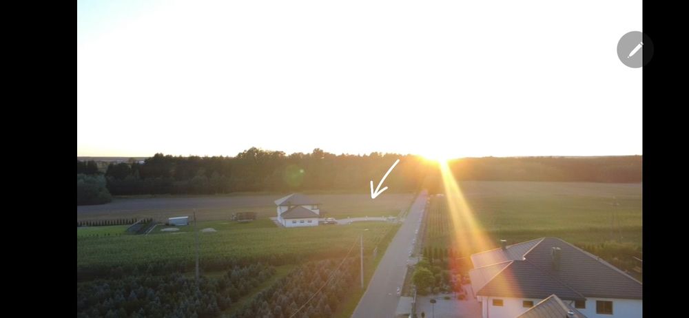 Piękna działka usługowo- budowlana 1801 m² z WZ Chodów k. Siedlec - Widok 4