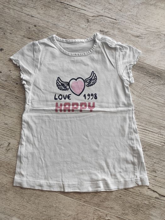 Zestaw 6 bluzeczek dziewczęcych 104