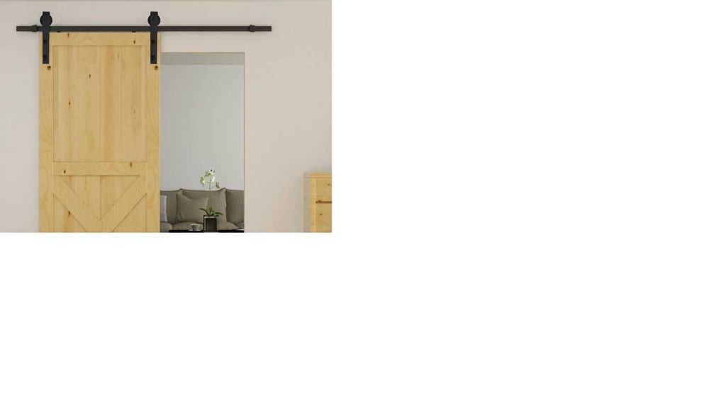 Kit Ferragens Porta de Correr Celeiro (Barn Door) - Modelo A10SFS(X)