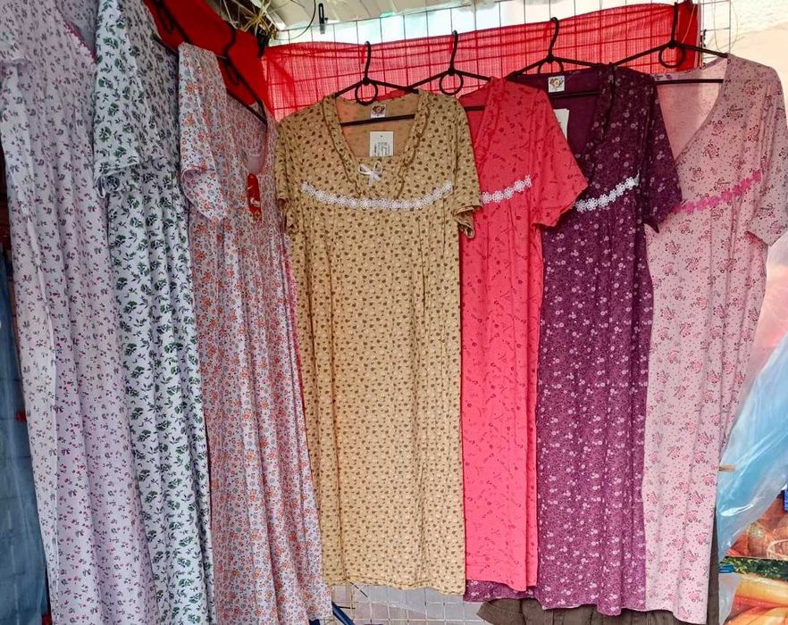 Нічна сорочка жіноча 100% коттон ночнушка