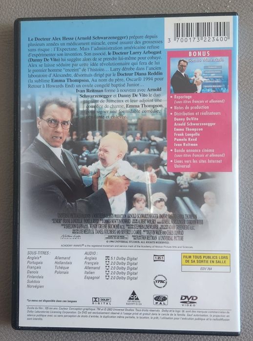 DVD Júnior Schwarzenegger