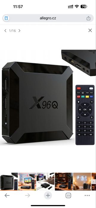 Smart TV (смарт тв) Android box приставка X96Q