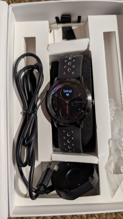 Withings Steel HR – Smartwatch Híbrido (Elegante e Autonomia 25 dias)