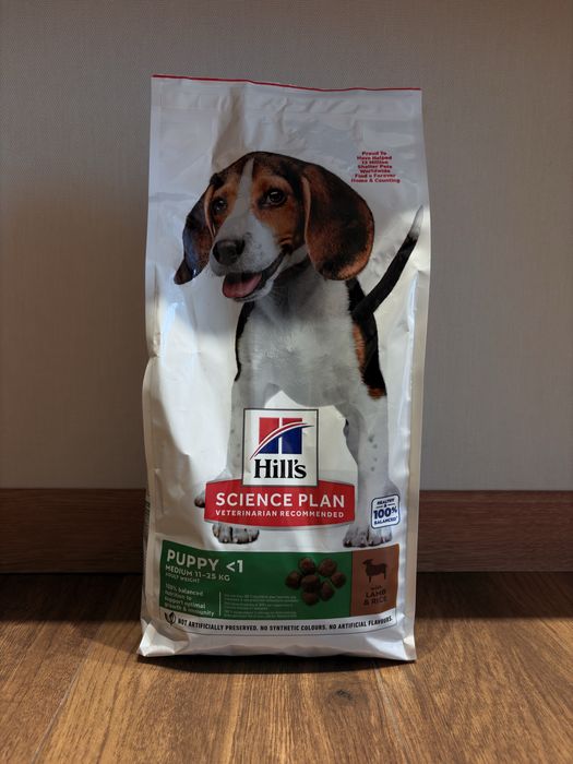 Корм Hills puppy для середніх порід собак 2,5kg