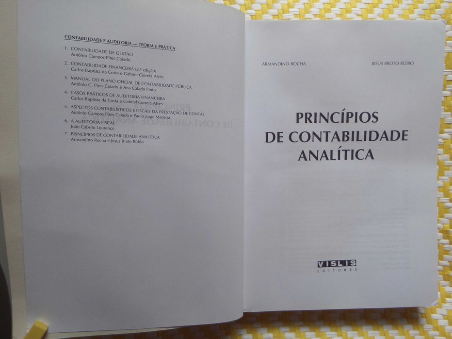 Principles of Analytical Accounting by Jesús Broto Rubio and A. Rocha64585751548547121