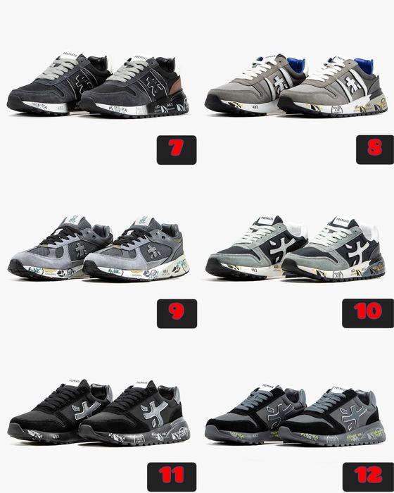 ‼️НЕЙМОВІРНІ ‼️Кросівки Premiata різних кольорів | Розміри 36 - 45‼️