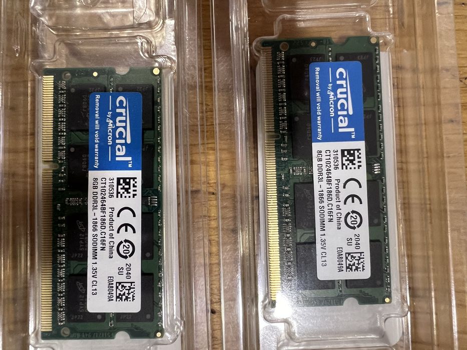 Memória RAM DDR4 CRUCIAL CT2K102464BF186D (2 x 8 GB) - NOVO