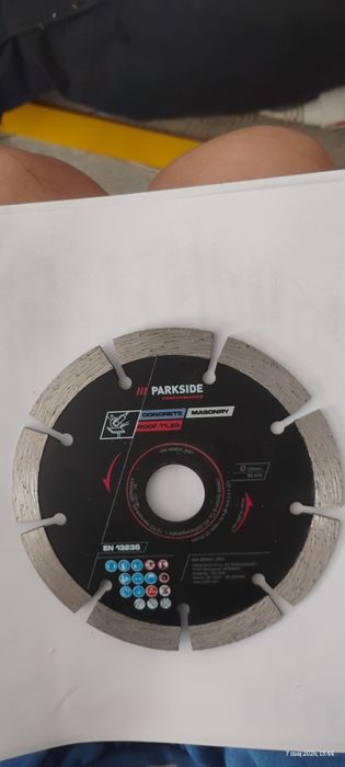 Zestaw tarcz do szlifierki kątowej 115/125mm | Diamentowe + Lamelka | NOWE