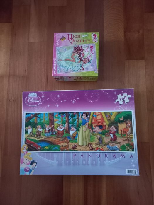 Puzzles Disney Princess e Winx