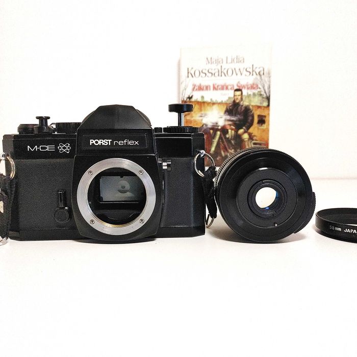 Lustrzanka Analogowa Porst M-CE - Chinon CE II Memotron - Lens 28 mm