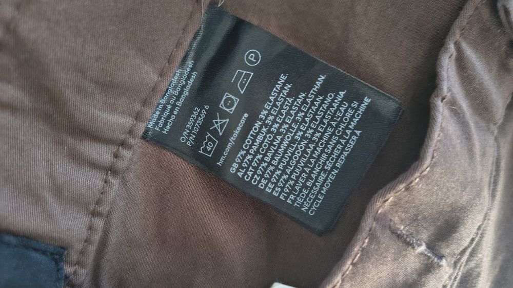 Spodnie damskie H&M bojówki cargo 32/32