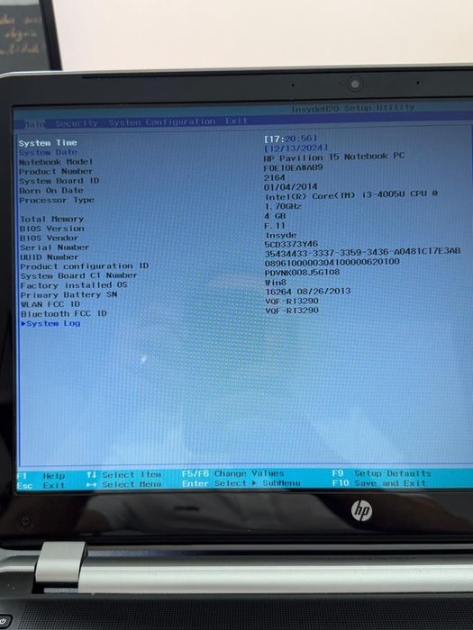 Computador HP Pavillion 15 Notebook i3 de 2014