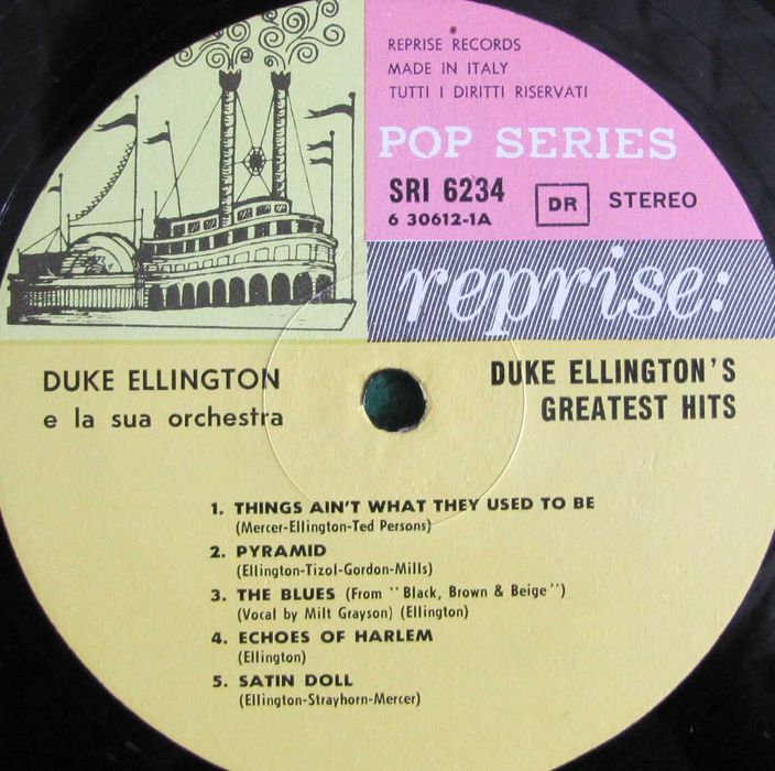 Duke Ellington ~ vinyl ~ SRI 6234 ~ stan BDB