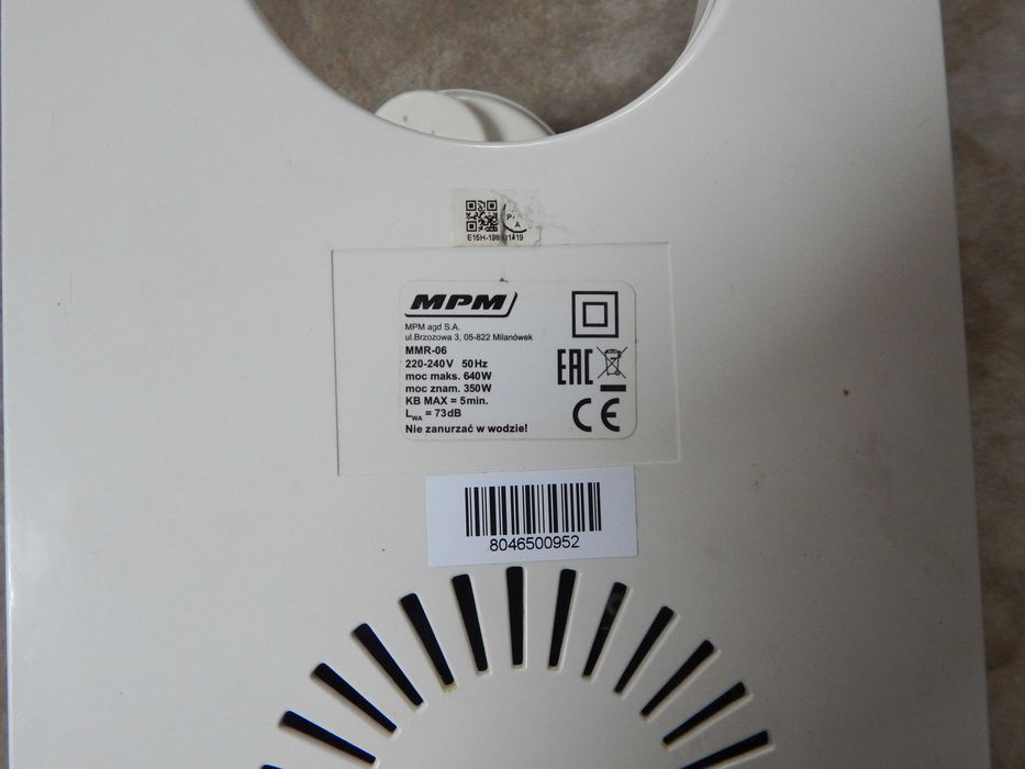 Napęd robota plnerarnego MPM