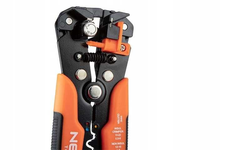 Automatyczny ściągacz izolacji 200mm czołowy z zaciskarką konektorów