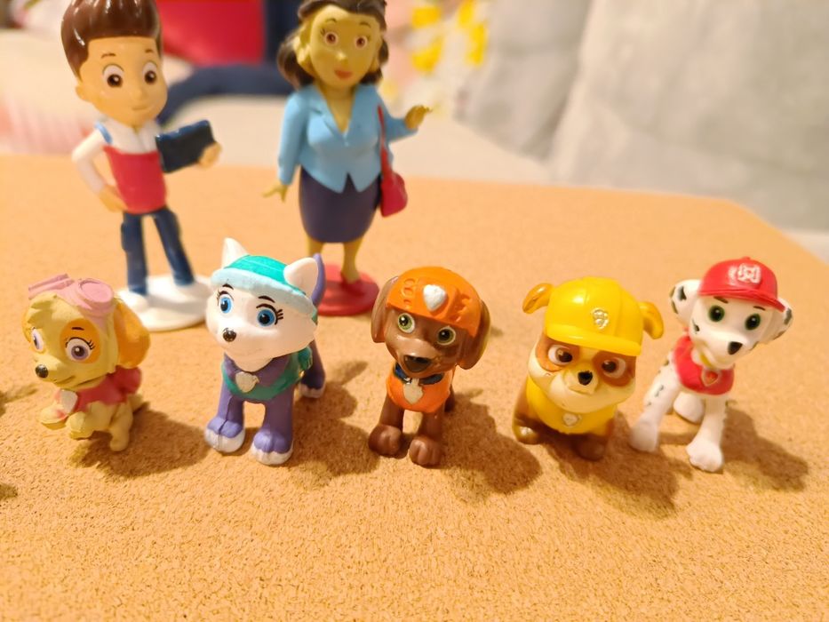 Zestaw nowe figurki na tort do piniaty psi patrol pani burmistrz ryder