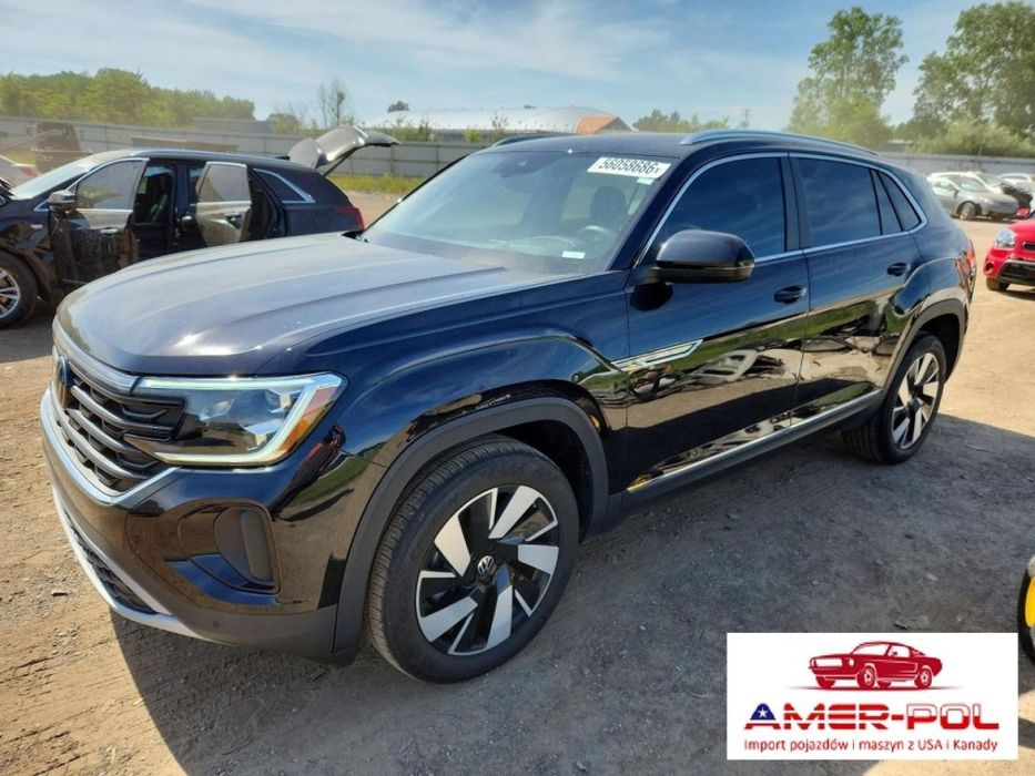 Volkswagen Atlas 2024r., Cross Sport SEL 4MOTION, 2.0L, od ubezpieczalni