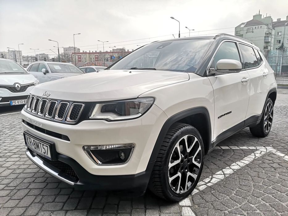Jeep Compass 2.0 CRD Quadra-Drive Limited Salon PL I Wł. Serwis Bezwypadkowy Hak