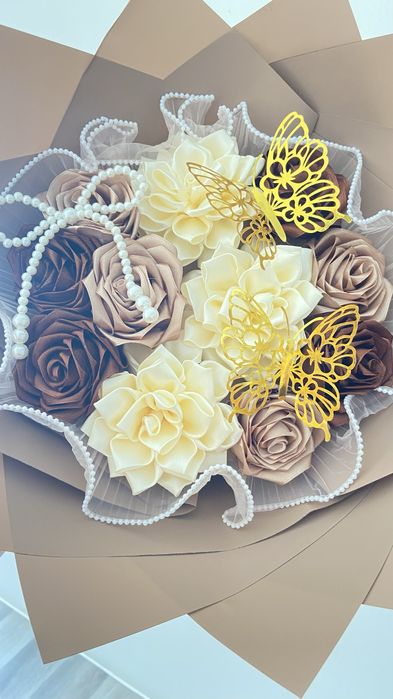 Buque de rosas eternas