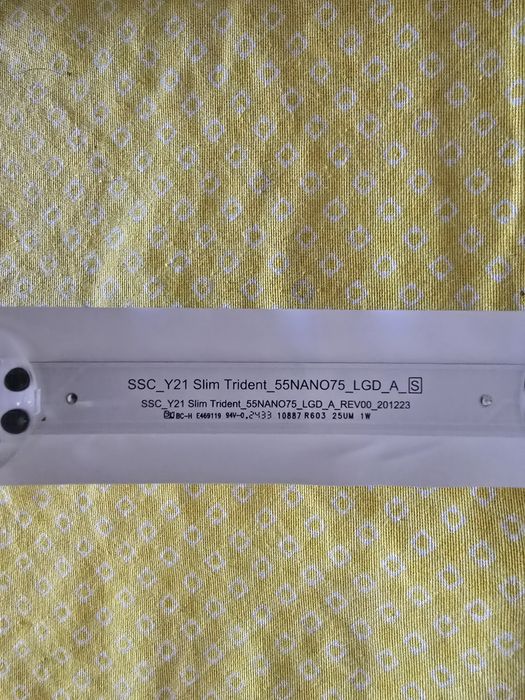 barra LEDs LG 55 NANO SSC_Y21 Slim Trident_55NANO75_LGD