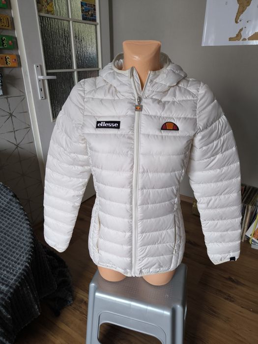 Ellesse Lompard kurtka damska biała XS pikowana zimowa przejściowa kap