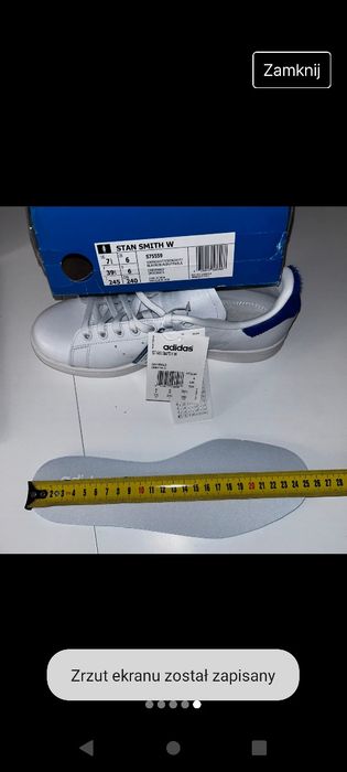 ADiDAS Stan SMiTH r. 39 ,3 - 24 ,5 cm skóra buty